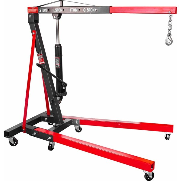 Кран гидравлический Forsage 2т складной F-T32002 /из 2-х частей/(9850)