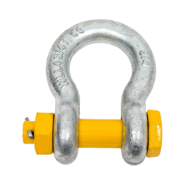 Такелажная омегообразная скоба со шплинтом HAKLIFT грузоподъемность 4,75 т SAK47PLBP