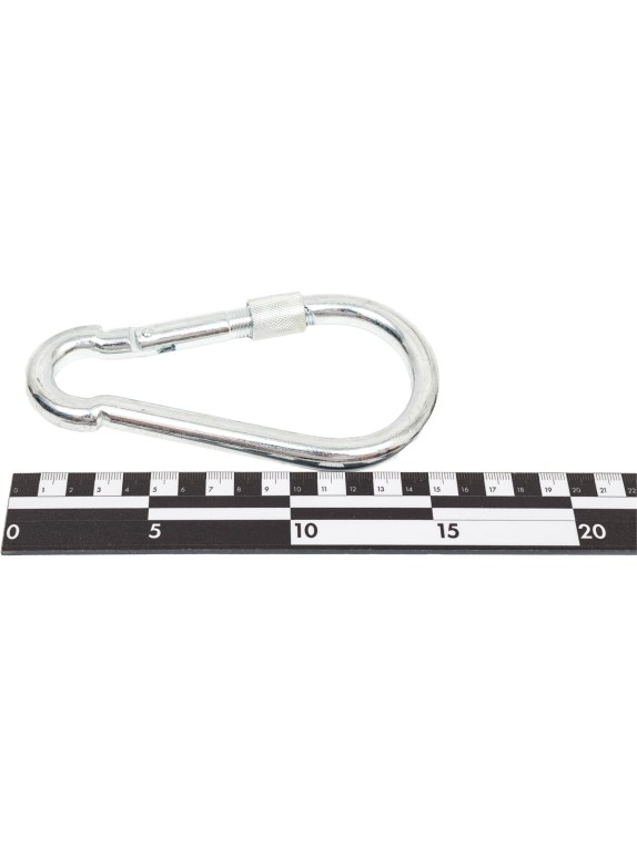 Пожарный карабин с фиксатором КРЕП-КОМП DIN 5299 D, м13, 1 шт. кпф13мф