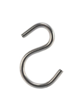 Крюк S-образный асимметричный Партнер 43x5х14x21, нерж.сталь А2, 2 шт. пакет ФАС 57281 2 70 Крюк S-образный асимметричный Партнер 43x5х14x21, нерж.сталь А2, 2 шт. пакет ФАС 57281 2 70