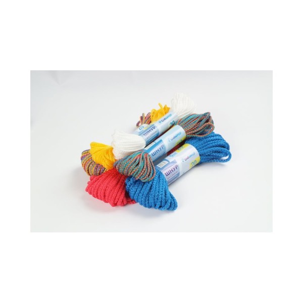 Вязаный шнур Сибшнур диаметр 3 мм, 50 м, цветной, моток 30074