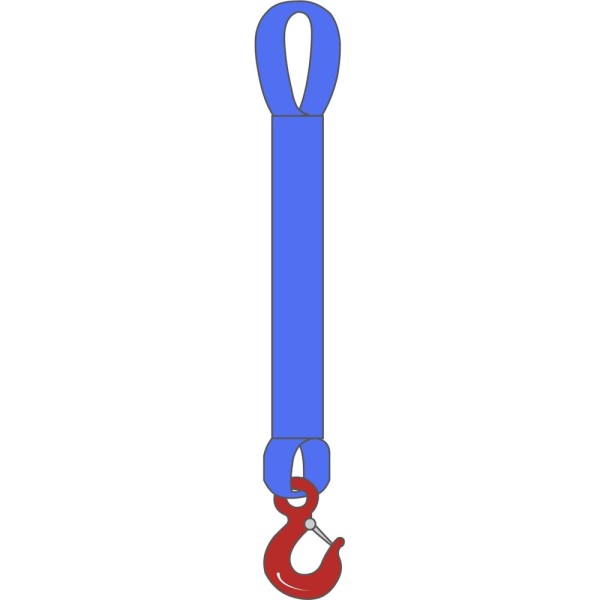 Одноветвевой текстильный строп ТамбовТехСнаб 1СТ 8 т, 9 м 7930130723858