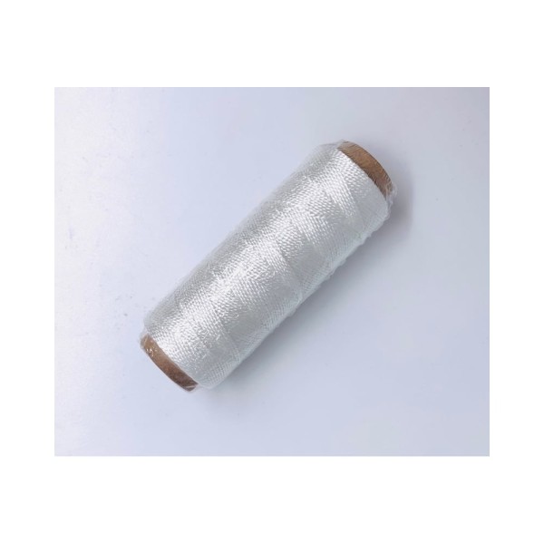 Нить капроновая Сибшнур крученая, 2-х прядная, 187 текс, белая, 50 м, гильза 40132