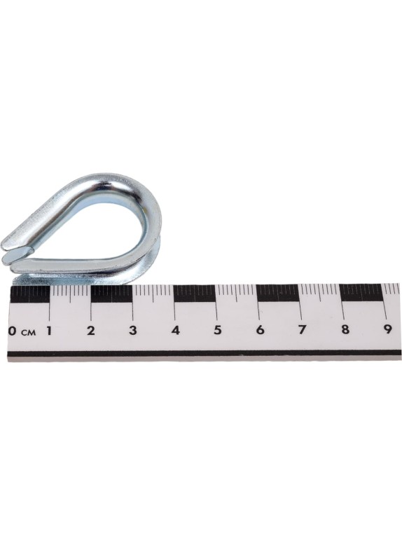 Коуш для стальных канатов КРЕП-КОМП DIN 6899, М6 5 шт. кск6мф