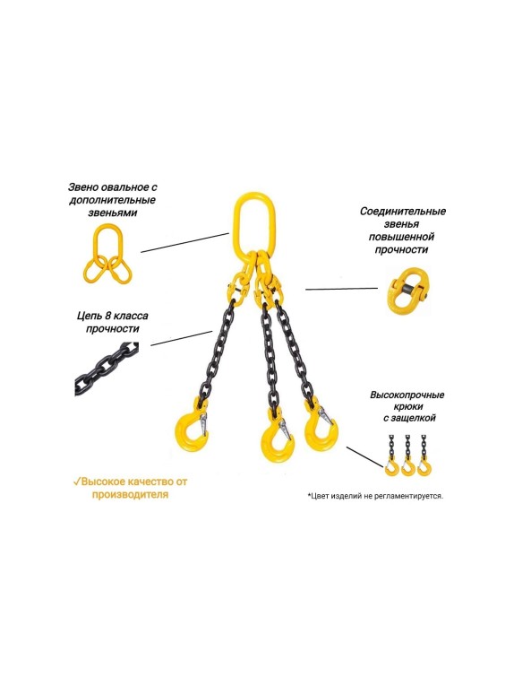 Строп цепной трехветвевой КанТраст  3СЦ 2,36/2000  3STS2362000