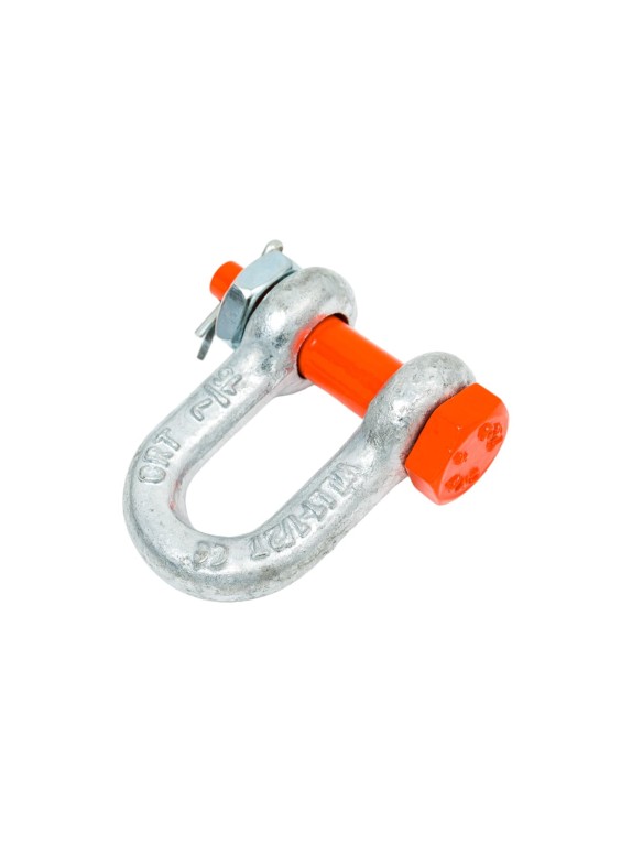 Такелажная прямая скоба со шплинтом HAKLIFT грузоподъемность 1,5 т SAK15SLBP