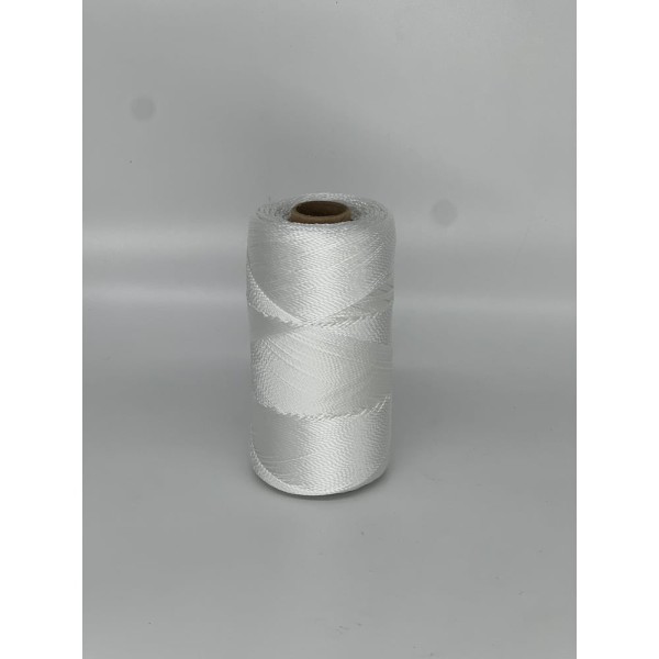 Полиамидная крученая нить truEnergy 187x1x2 мм, белая 500 м 12059