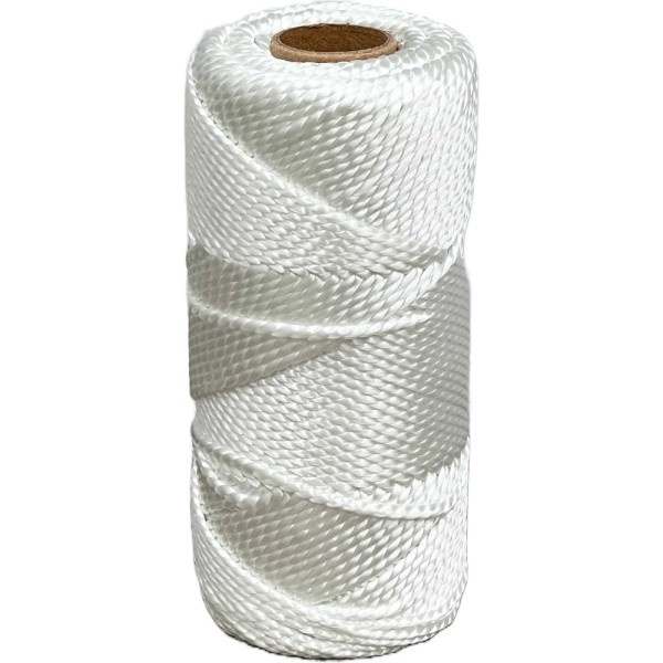 Полиамидная крученая нить truEnergy 187x4x2 мм, белая 100 м 12130