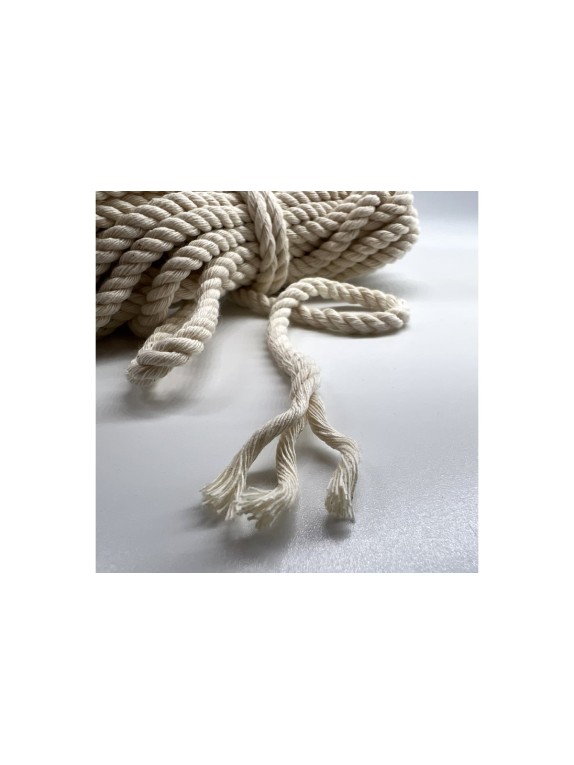 Хлопковая декоративная веревка truEnergy 4 мм, моток 5 м 12419