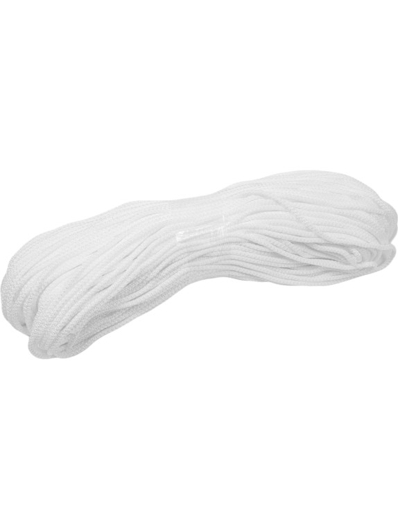 Шнур вязаный СИБШНУР д 5 мм, белый, 100 м 30145