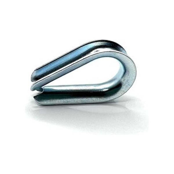 Коуш стальной 23 БОЛТА 12 мм для троса ОЦ DIN6899A, 10 шт. B65001200032007