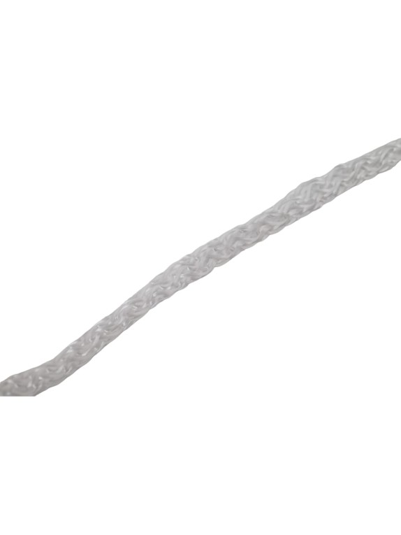 Шнур вязаный СИБШНУР д 4 мм, белый, 100 м 30096