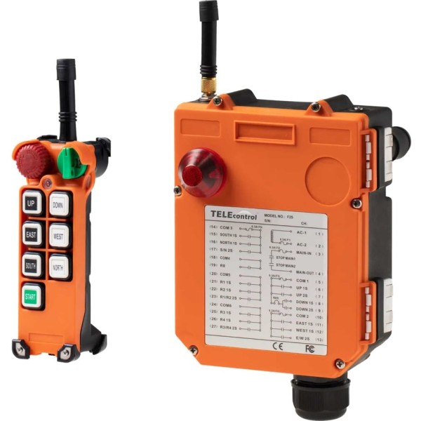 Промышленное радиоуправление TELEcontrol F25-6D 220-380В АС U_F25-6D