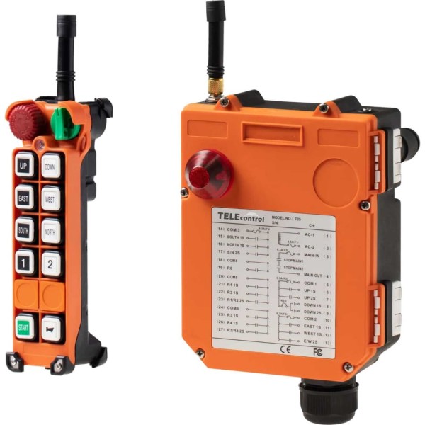 Промышленное радиоуправление TELEcontrol F25-8D 220-380В АС U_F25-8D