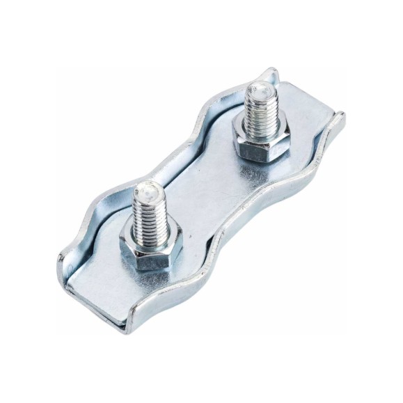 Двойной зажим для стальных канатов STARFIX 8 мм, duplex SM-42875-1