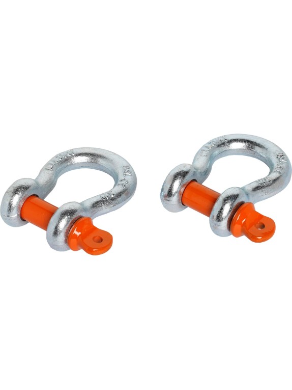 Шаклы буксировочные металлические AIRLINE 3,25 т / 13 т с сумкой, набор 2 шт. ASHA006
