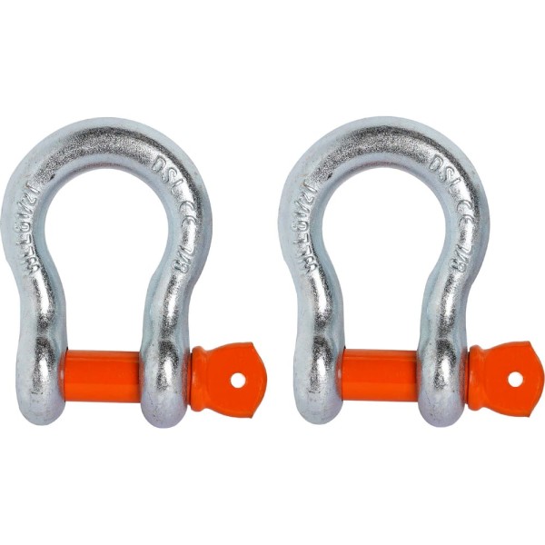 Шаклы буксировочные металлические AIRLINE 6,5 т / 26 т с сумкой, набор 2 шт. ASHA008