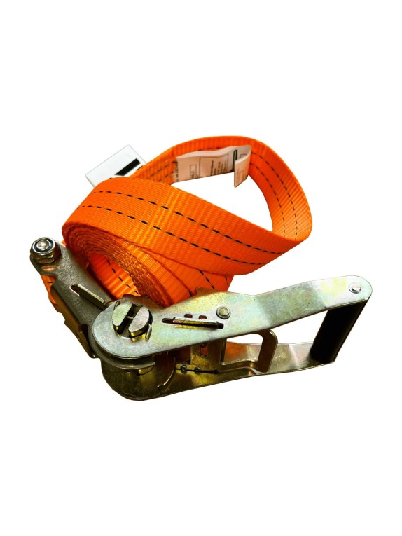 Комплект ремней стяжных кольцевых Grosco 10 т (20 т), 2 м, 100 мм, 2 шт, для крепления груза, с храповым механизмом RSTK10002C2