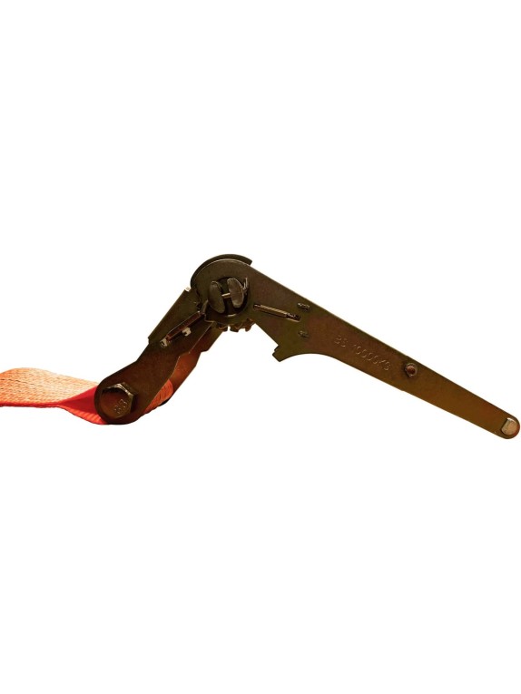 Комплект ремней стяжных кольцевых Grosco 7 т (14 т), 5 м, 75 мм, 2 шт, для крепления груза, с храповым механизмом RSTK07005C2