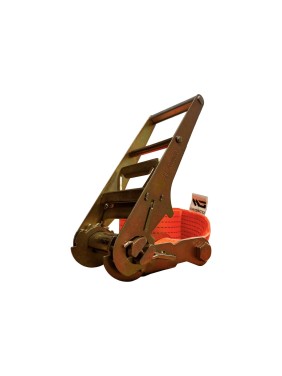 Комплект ремней стяжных кольцевых Grosco 5 т (10 т), 8 м, 50 мм, 2 шт, для крепления груза, с храповым механизмом RSTK05008C2