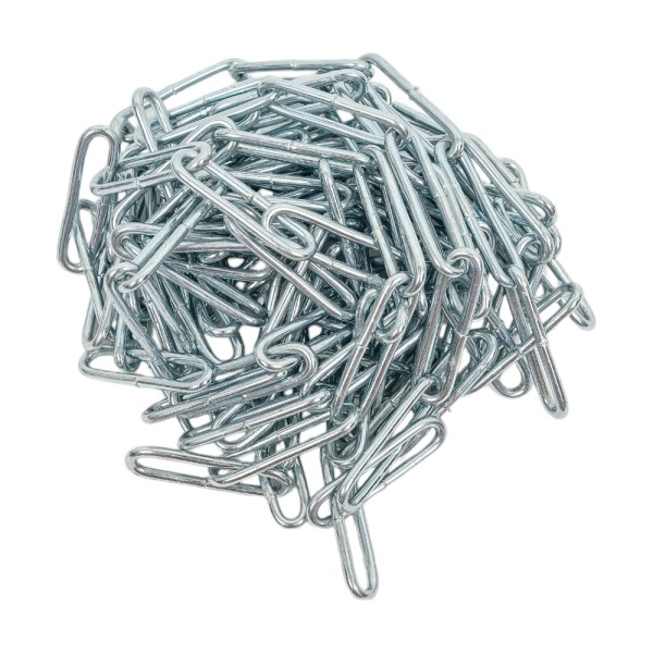 Цепь Fixbox DIN 763, дл. звено, 2 мм, белый цинк, 2.5 м 204520