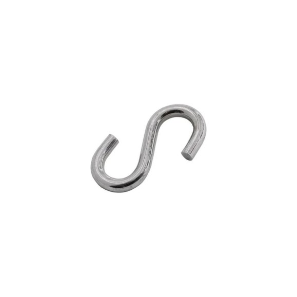 Крюк S STEELREX цинк, 4 мм, упаковка 4 шт. 0509004000P300000410 Крюк S STEELREX цинк, 4 мм, упаковка 4 шт. 0509004000P300000410