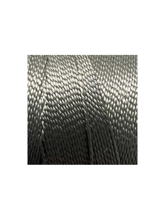 Нить полиамидная крученая капроновая для вязания сетей truEnergy 187x1x2, хаки, бобина 800 г 12002