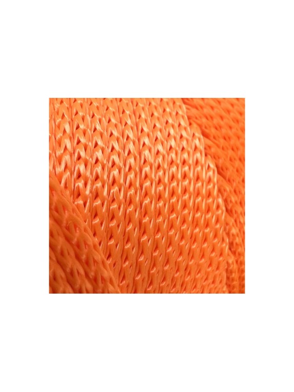 Шнур полиэфирный вязаный truEnergy без сердечника, 2 мм, оранжевый, бобина 100 м 12797