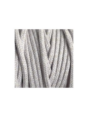 Шнур хлопковый плетеный truEnergy 4 мм, серо-розовый, бобина 50 м 12664