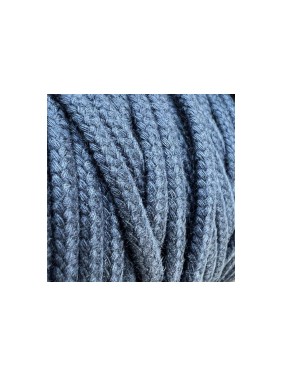 Шнур хлопковый плетеный truEnergy без сердечника, 4 мм, темно-синий, бобина 50 м 12647