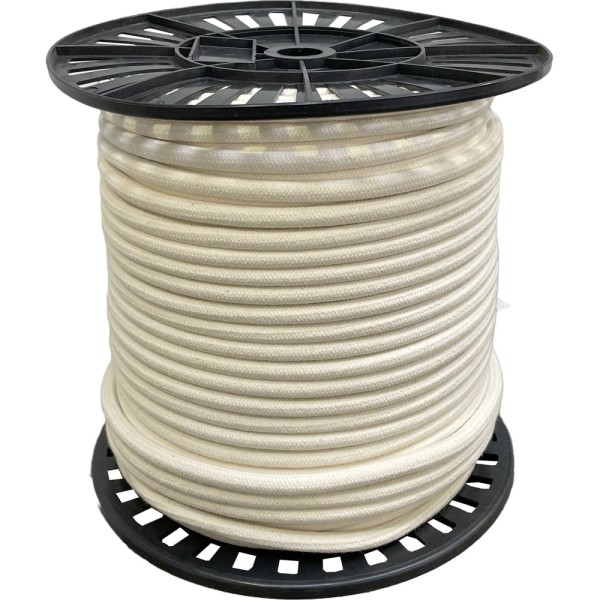 Шнур хлопковый плетеный truEnergy с сердечником, 10 мм, катушка 100 м 12648