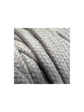 Шнур хлопковый плетеный truEnergy без сердечника, 4 мм, пепельный, бобина 50 м 12672