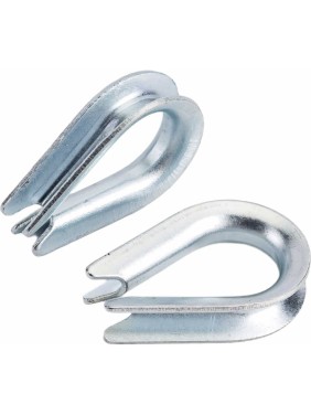 Коуш для стальных канатов КРЕП-КОМП DIN 6899 м3 20шт кск3мф