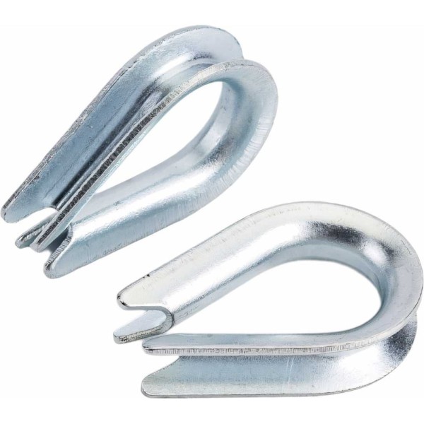 Коуш для стальных канатов КРЕП-КОМП DIN 6899 м3 20шт кск3мф