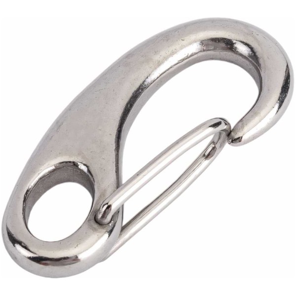 Карабин ЕВРОПАРТНЕР L-50 мм, нержав. сталь, 1 шт. G1 4050