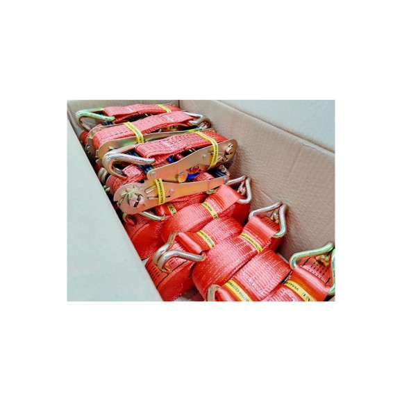 Ремень стяжной UVE 2.5/5.0 т, 8 м, 10 шт RS2-50-5000-8-pack10