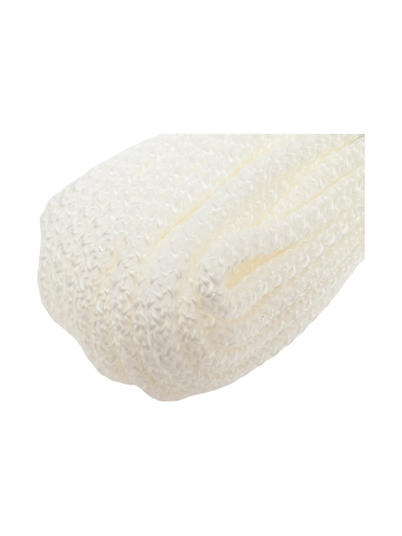 Вязаный шнур Сибшнур диаметр 6 мм, 20 м, белый 30179