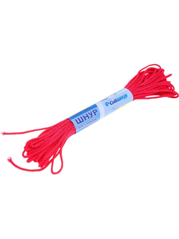 Вязаный цветной шнур Сибшнур диаметр 2 мм, 10 м, моток 30017