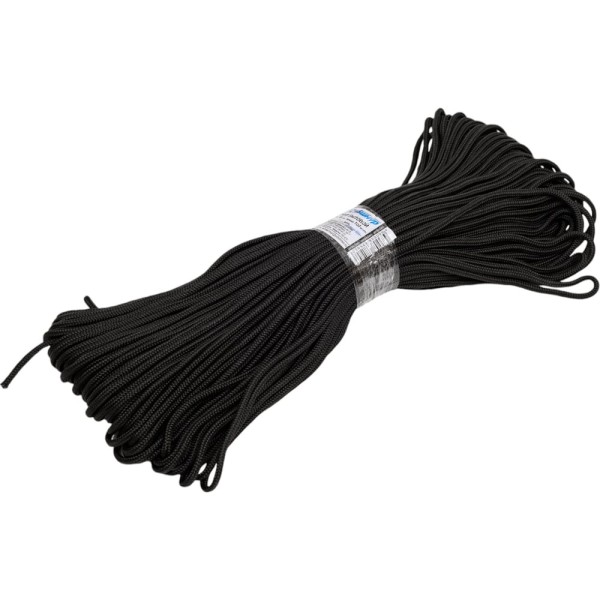 Шнур бытовой СИБШНУР д 6 мм, 100 м черный 20286