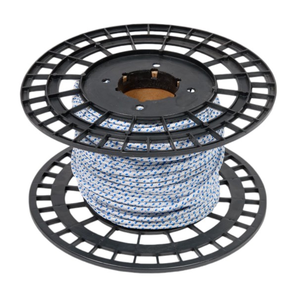 Плетеный шнур Tech-Krep ПП 5 мм с сердечником, 16- прядный, высокопрочный, цветной, 100 м 140308