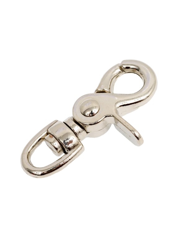 Пружинный карабин ЕВРОПАРТНЕР ножницеобр. с вертлюгом, 55 мм 1 шт. Z1 07754