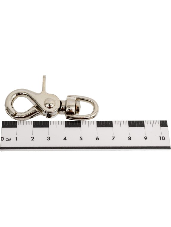 Пружинный карабин ЕВРОПАРТНЕР ножницеобр. с вертлюгом, 55 мм 1 шт. Z1 07754