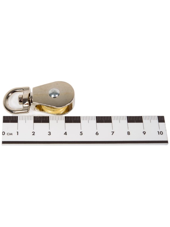 Одинарный стальной блок с никельным роликом BEFAST с вертлюгом, 3/4, 20 мм, 2 шт. BOMN202S