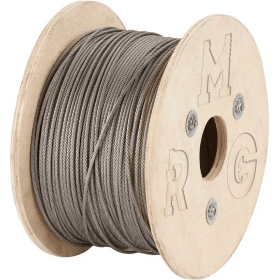 Трос стальной RMG М6 DIN 3055, цинк, 100 м Т/С-3055-06-0100 Трос стальной RMG М6 DIN 3055, цинк, 100 м Т/С-3055-06-0100