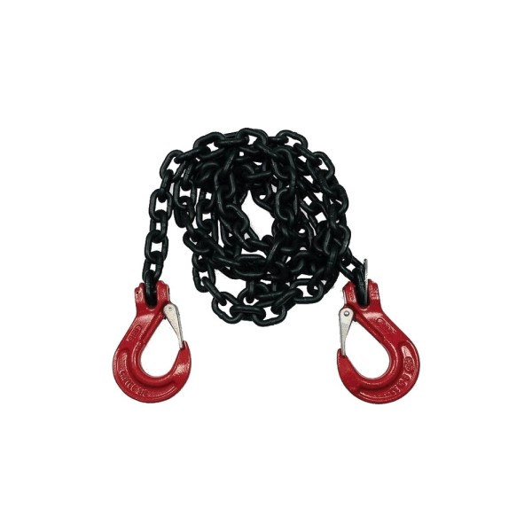 Цепь крепежная с крюками ПромСтроп 16 мм, 3 м, грузоподъемность 16 т 4687205548276