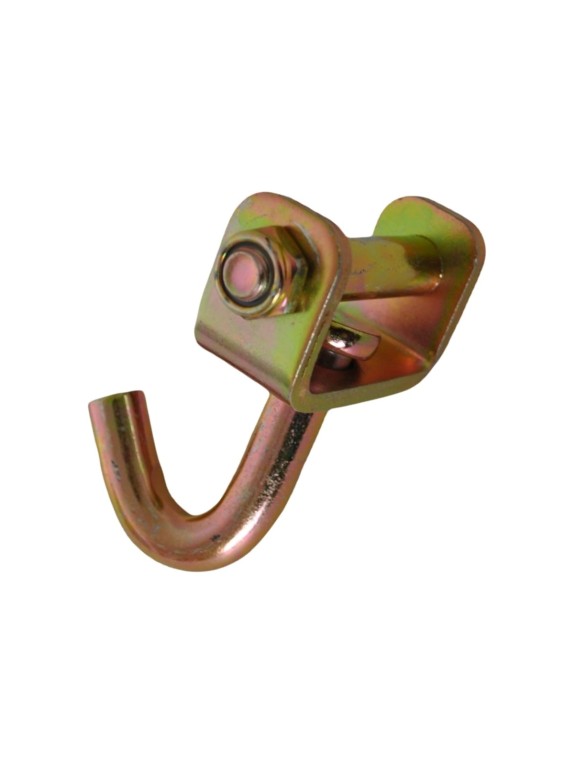 Ремень автовозный ТРАСТ 5 т, 4 м с поворотными крюками и резиновым контроллером (зеленый) 4687205467829