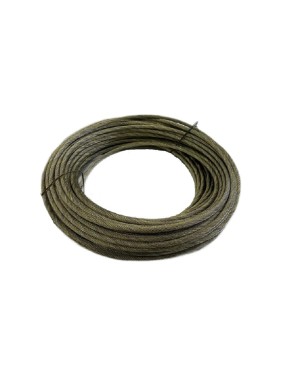 Стальной канат КанТраст DIN 3069, ф 8 мм, 50 м, оцинкованный OD8503069