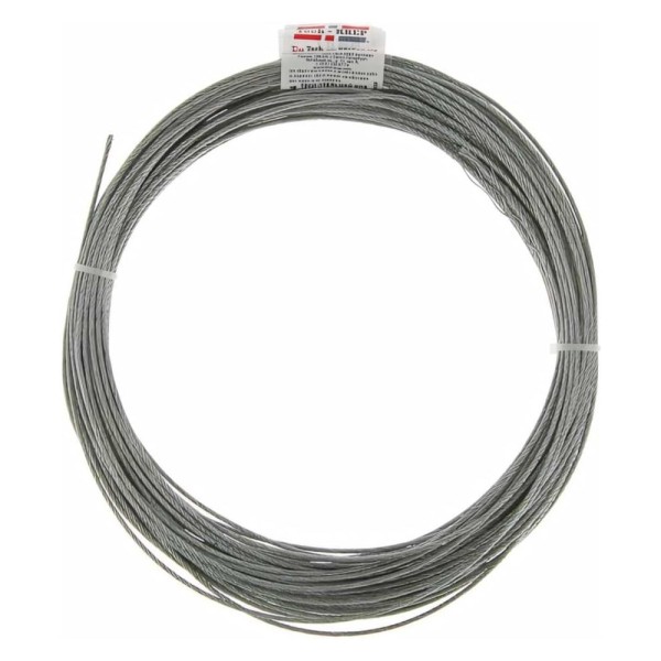 Стальной трос для растяжки DIN 3055, 2 мм, 30 м Tech-Krep 127844
