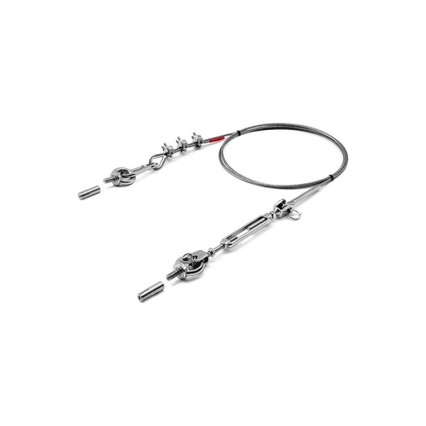 Комплект для растяжки троса с креплением в бетон KREPFIELD KF201B 40 метров KF201B-40