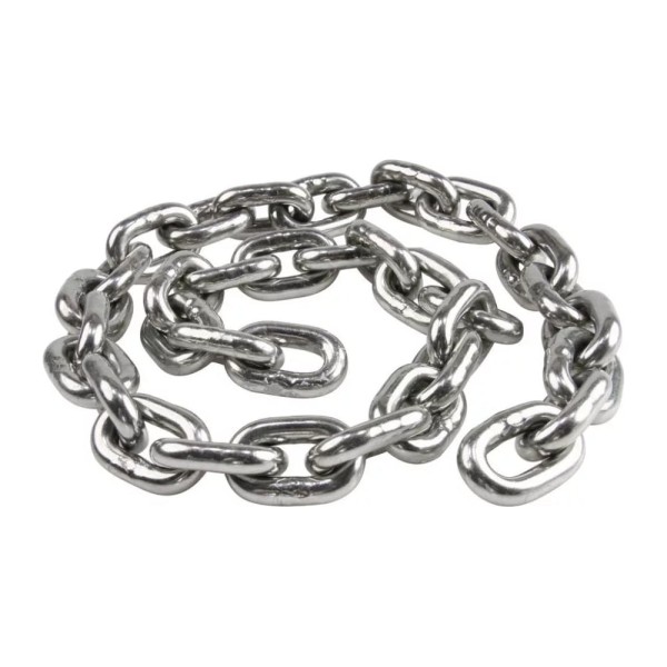Цепь круглозвенная TOR G80 EN818-2 6x18 оцинкованная, некалиброванная 1019342